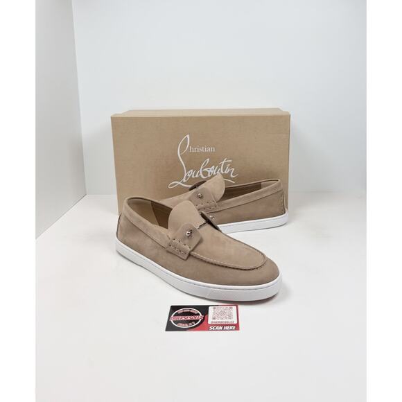 Size 45EU/12US - Christian Louboutin Chambeliboat Boat Shoes🤎 NEW/RETAIL $1K